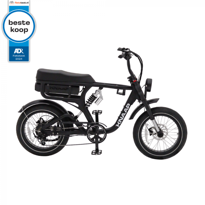Vélo électrique biplace Knaap RTD X, noir